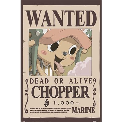 One Piece Wanted Chopper poster