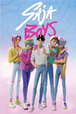 K-POP DEMON HUNTERS (SAJA BOYS)  POSTER