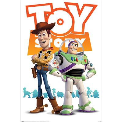 Toy Story Woody N Buzz poster