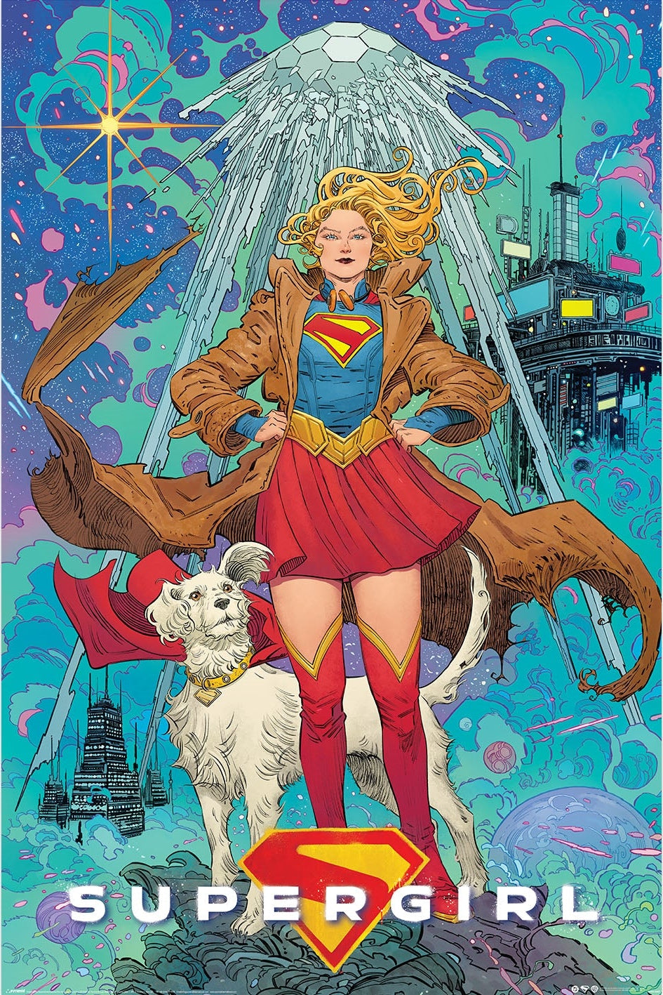 Supergirl Movie Comic poster