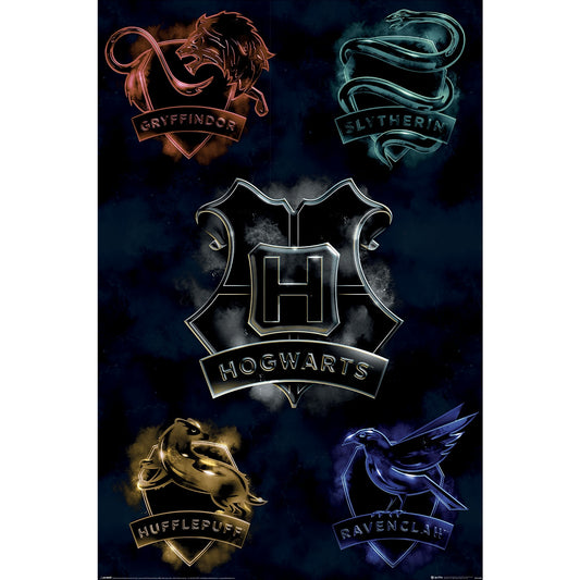 HARRY POTTER HOUSES POSTER