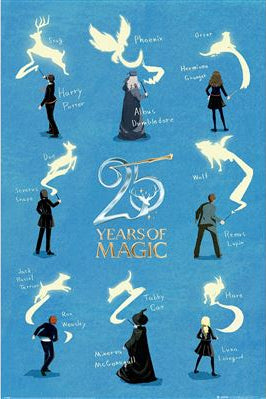 Harry Potter 25 Years of Magic poster