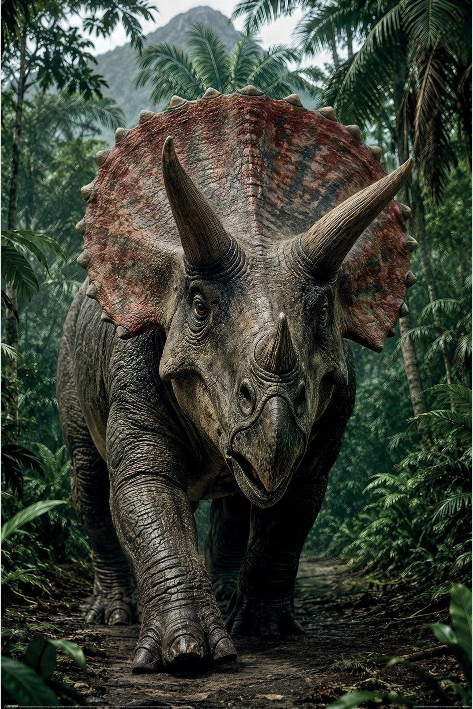 David Penfound (Triceratops) Maxi Poster