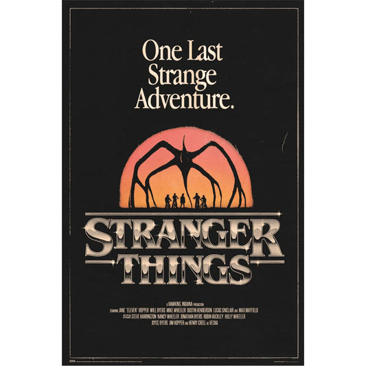 Stranger Things 5 One Last Adventure poster