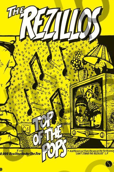 The Rezillos Top of the Pops poster
