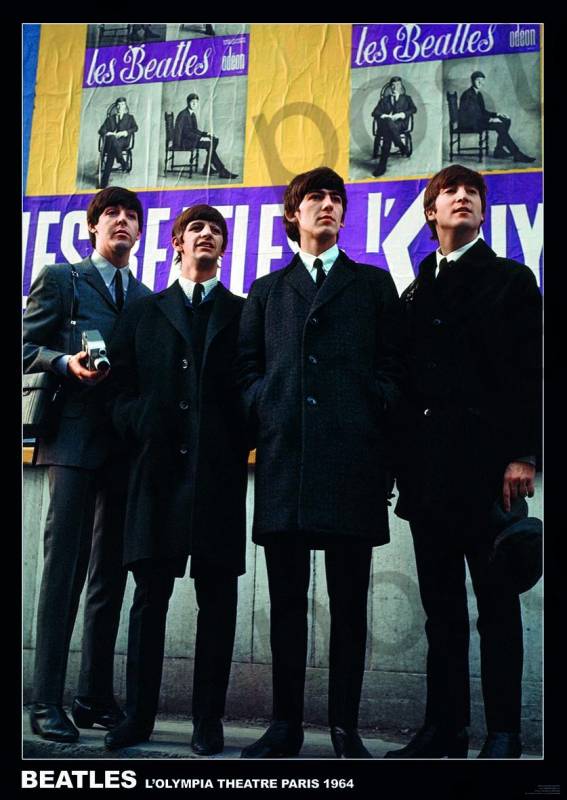 Beatles (Paris 1964) Poster