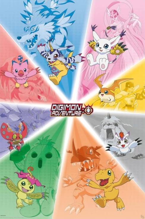 Digimon Adventure (Group) Poster