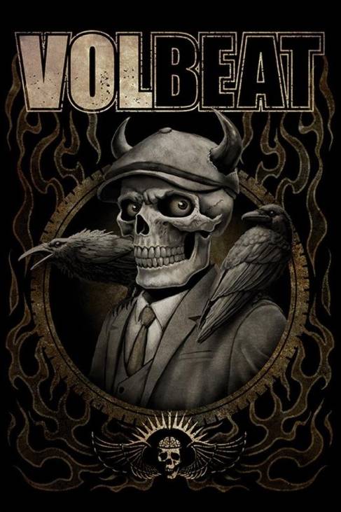 Volbeat (Skeleton) Poster