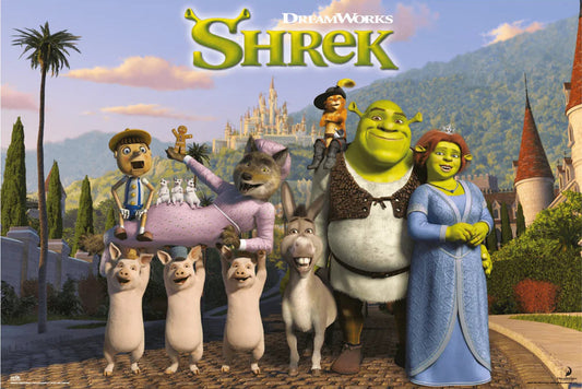 Shrek Cast poster