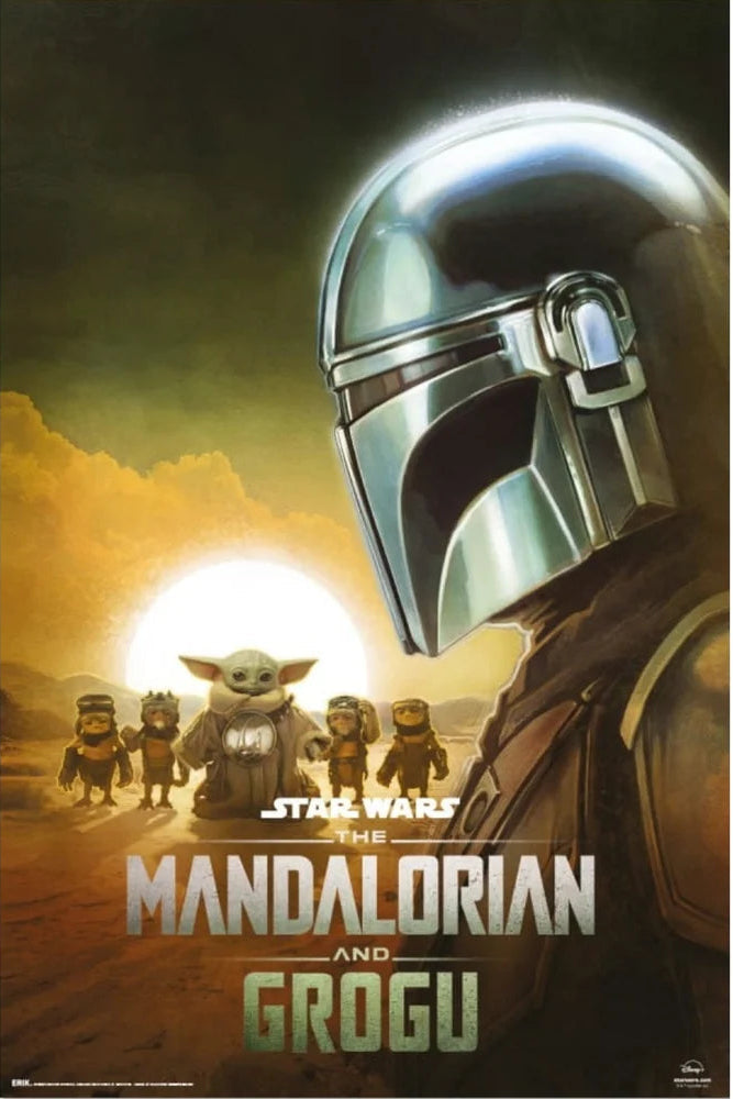 Star Wars The Mandalorian & Grogu Din Djarin 61 x 91.5cm Maxi Poster