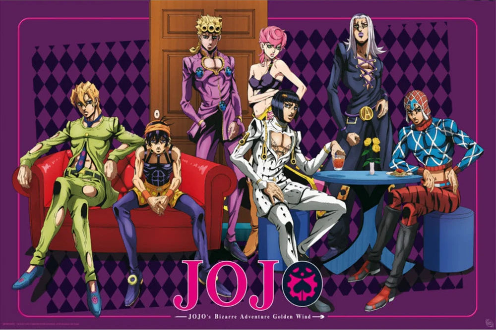 Jojo's Bizarre Adventure Golden Wind Team