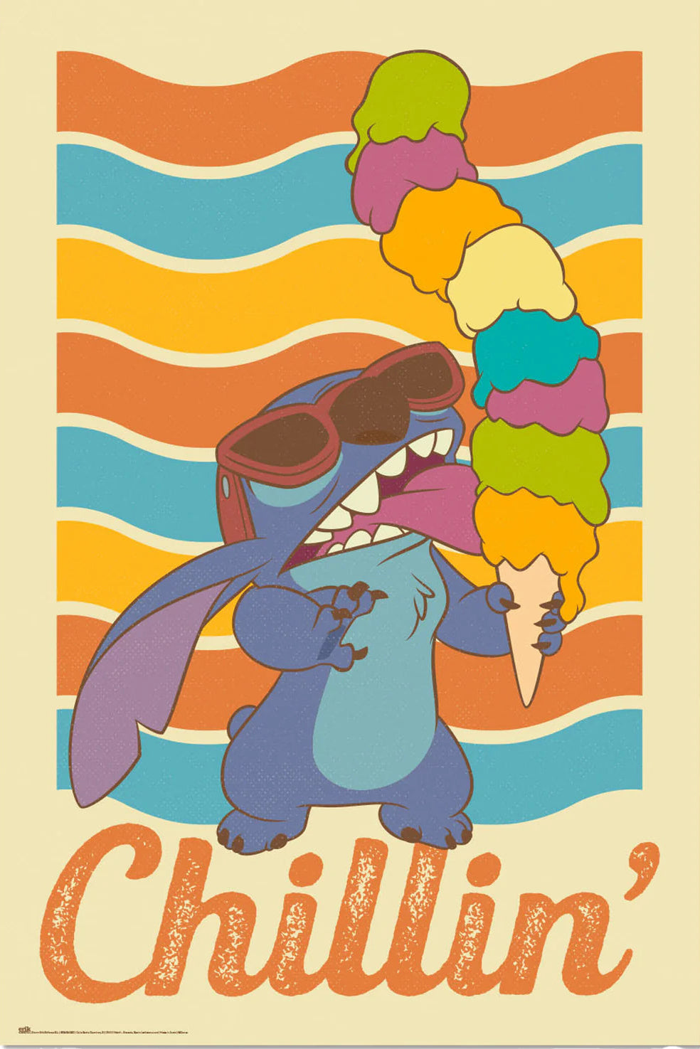 Lilo & Stitch Chillin' poster