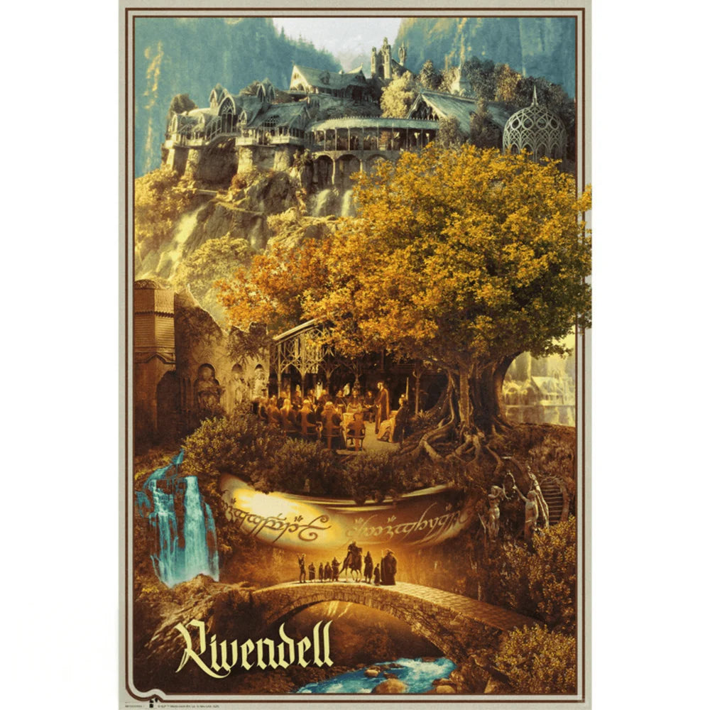 Lord of the Rings Rivendell poster