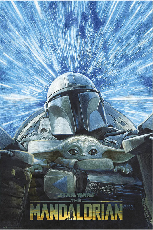 Star Wars The Mandalorian Hyperspace poster