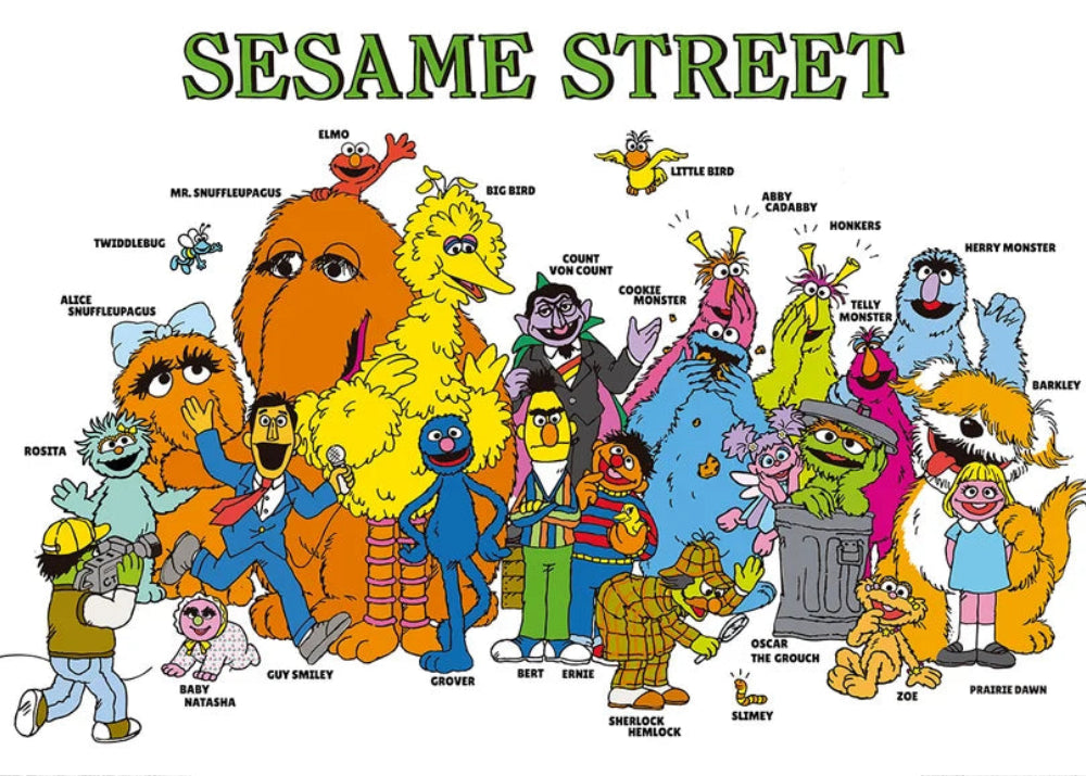 Sesame Street Characters Poster
