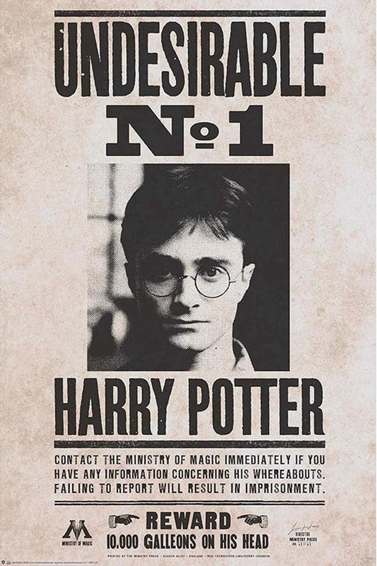 Harry Potter Undesirable No. 1 poster