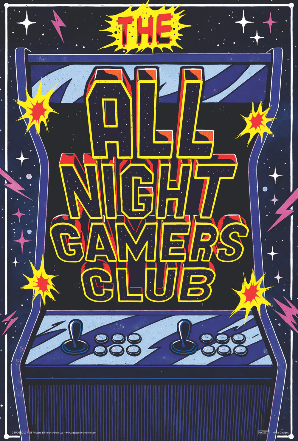 All Night Gamers Club poster