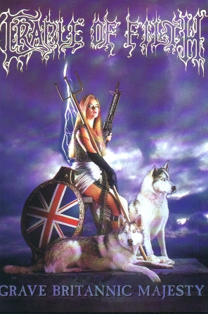 Cradle Of Filth Grave Britannic Majesty Poster