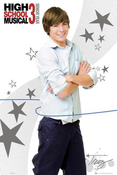 Zac Efron High School Musical Shirt Poster