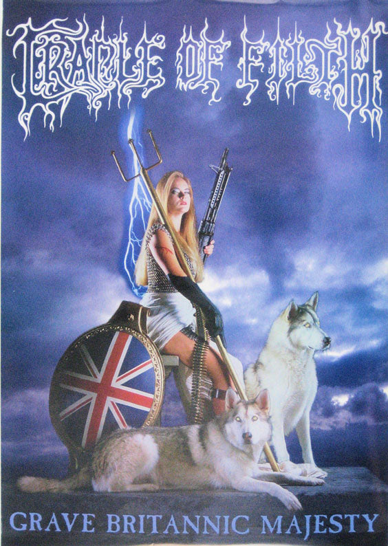Cradle Of Filth Grave Britannic Majesty Poster