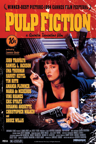 Pulp Fiction Uma Thurman Poster