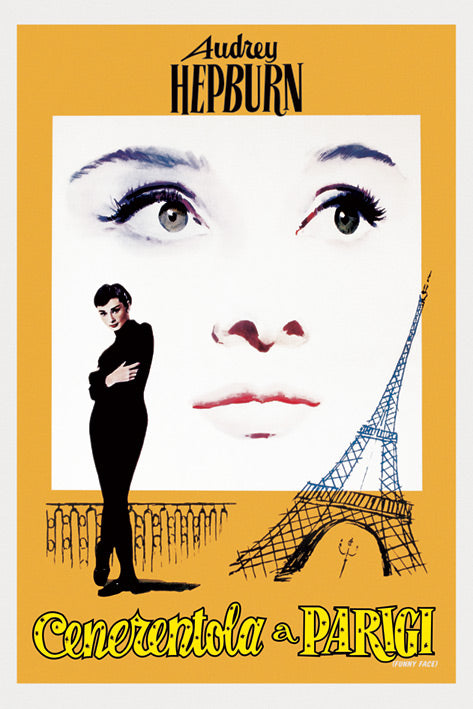 Audrey Hepburn Cenerentola Poster