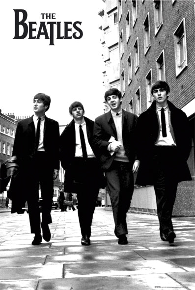 Beatles B/W London Poster