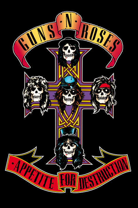 Guns 'N' Roses Appetite Poster