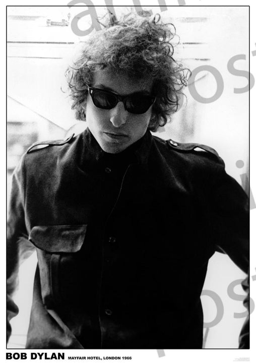 Bob Dylan London '66 Poster