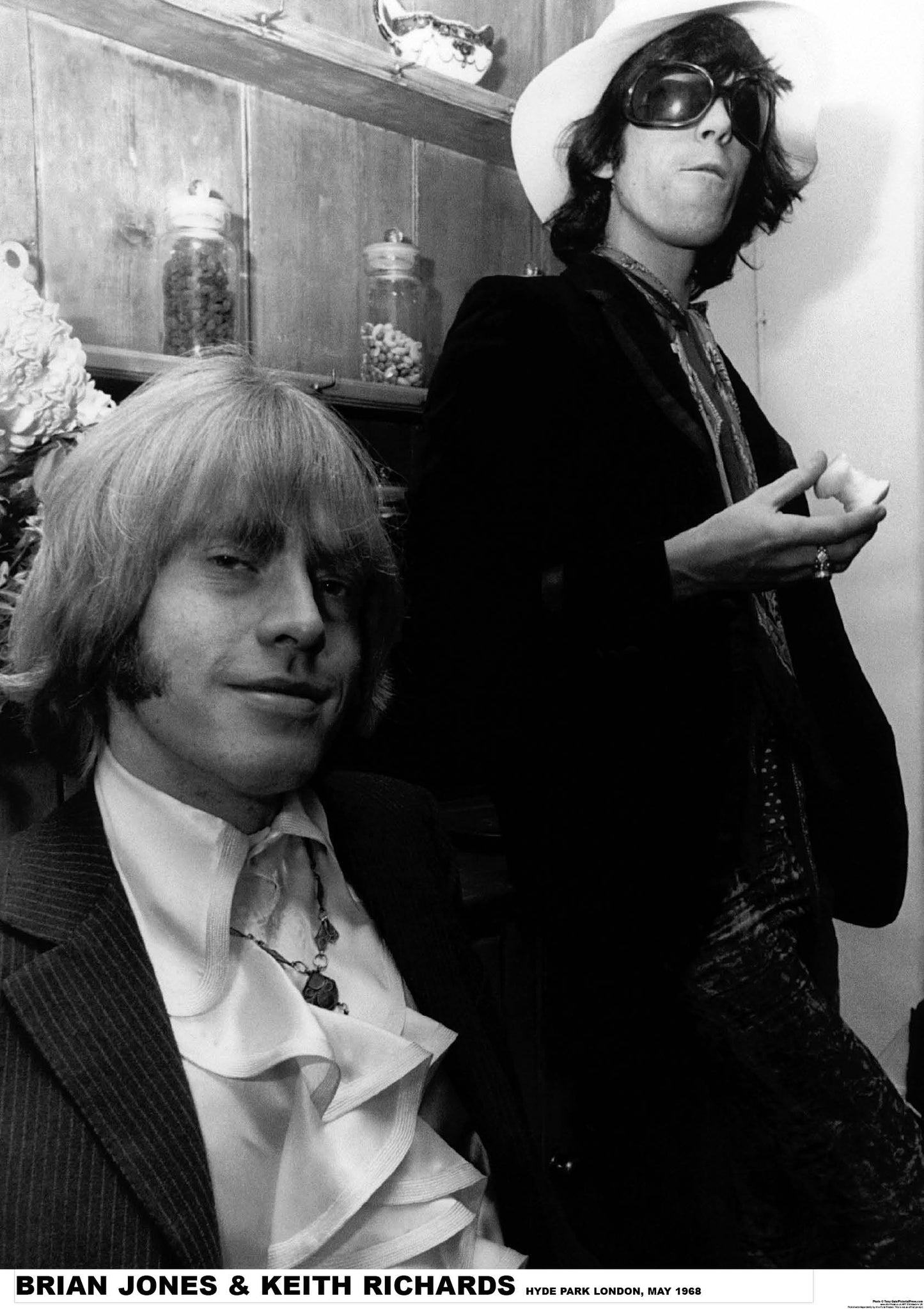 Rolling Stones Jones & Richards Poster