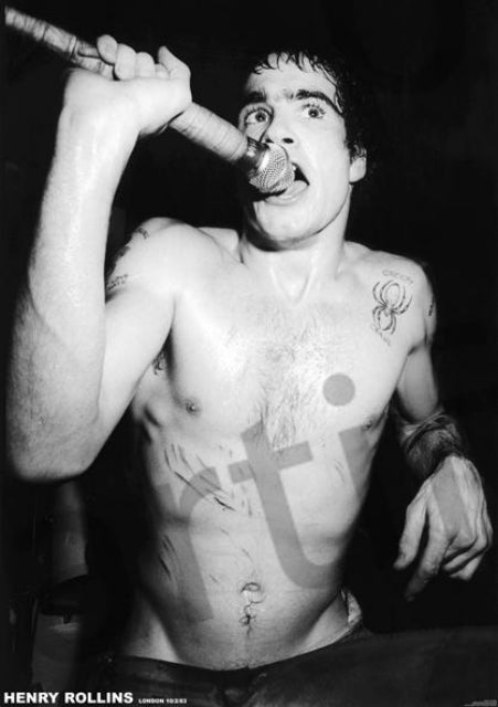Black Flag (Henry Rollins) Poster