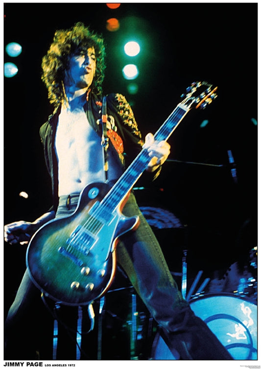 Led Zeppelin Jimmy Page (Los Angeles) Poster
