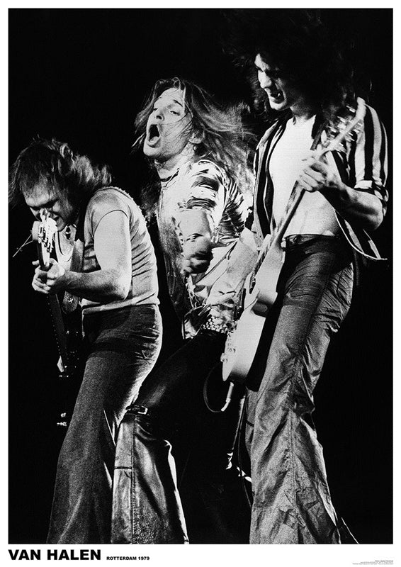 Van Halen posters - Van Halen Rotterdam poster ART111 – Panic Posters