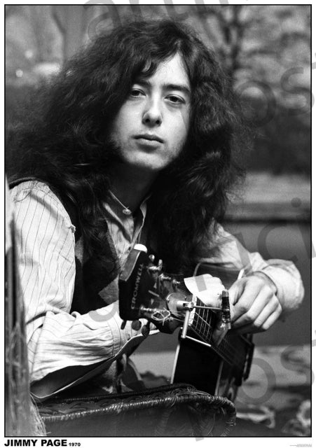 Led Zeppelin (Jimmy Page 1970) Poster
