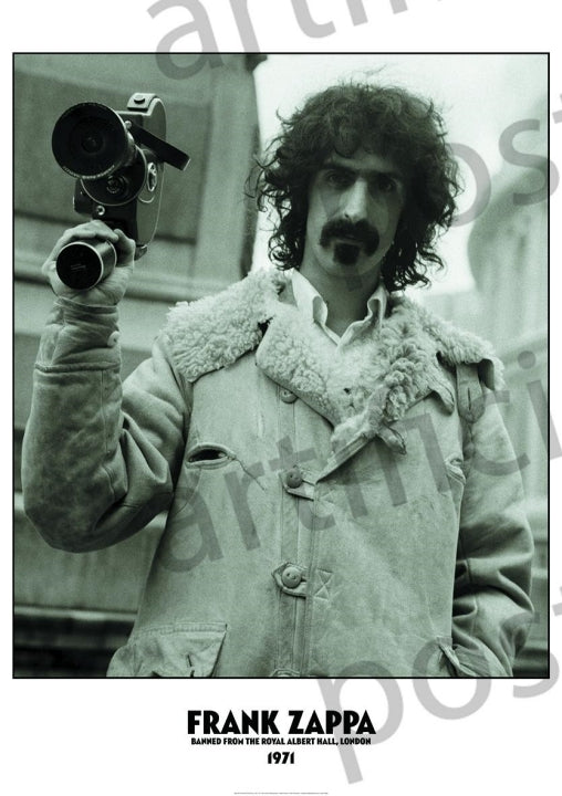Frank Zappa (Albert Hall) Poster