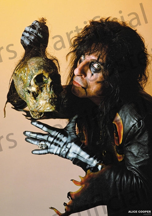 Alice Cooper (Skull) Poster