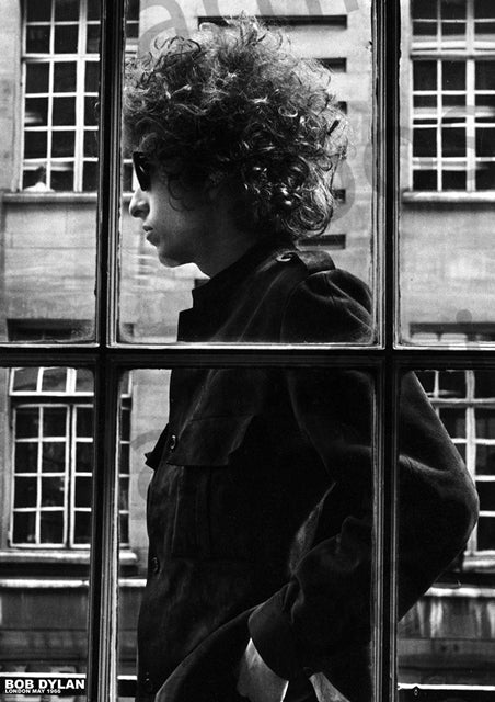 Bob Dylan (Window) Poster