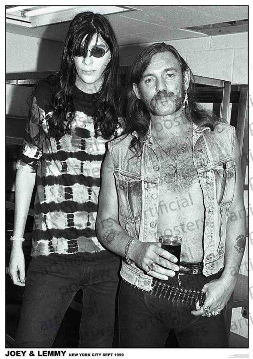 Lemmy and Joey Ramone Poster