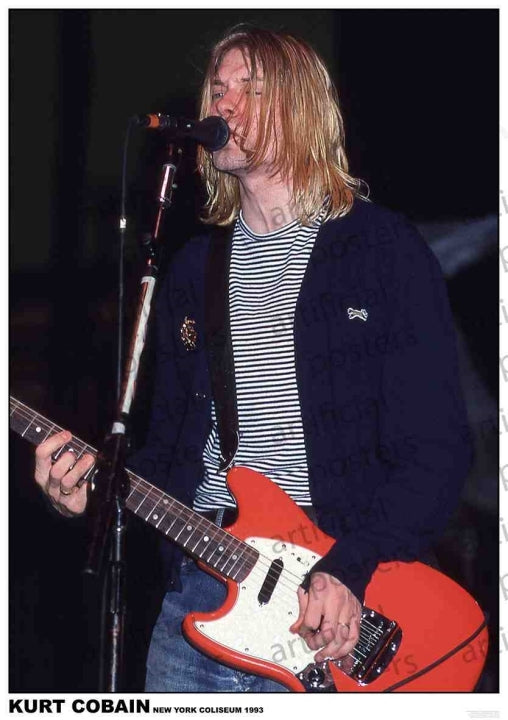 Nirvana Kurt Cobain (New York Coliseum) Poster