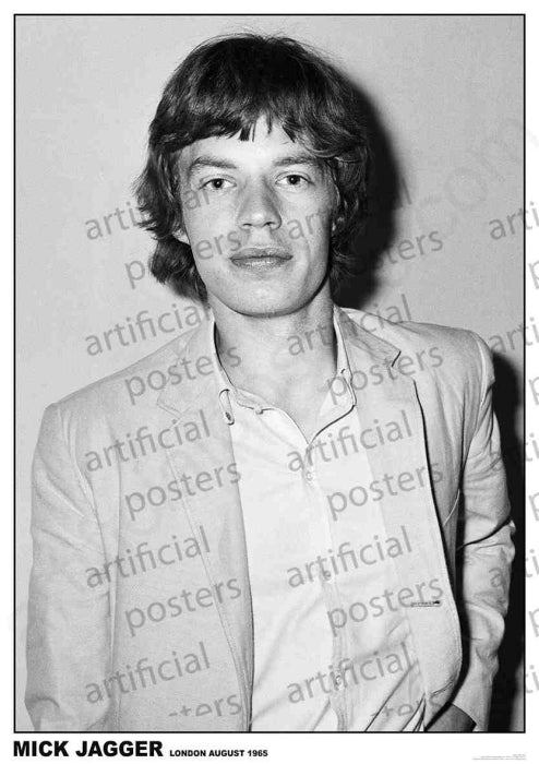 Rolling Stones (Mick Jagger London 1965) Poster