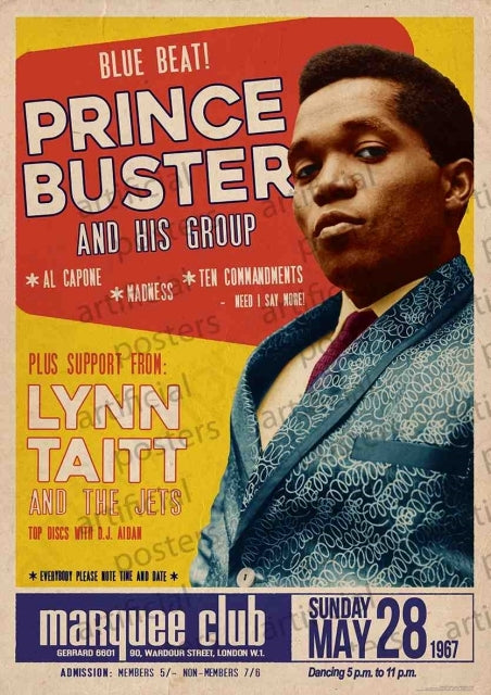 Prince Buster (Marquee Club) Poster