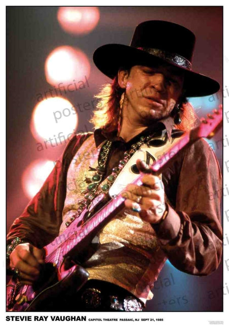 Stevie Ray Vaughan (Capitol Theatre 1985) Poster
