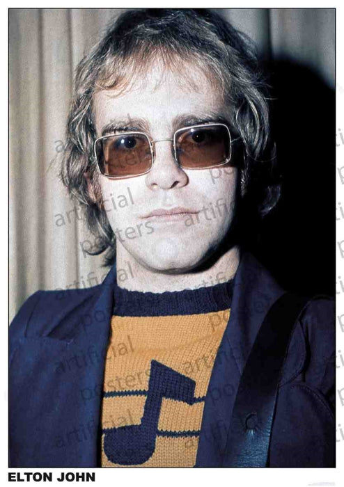 Elton John (London) Poster