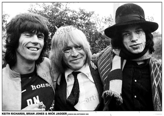 Rolling Stones (Richards, Jones, Jagger) Poster
