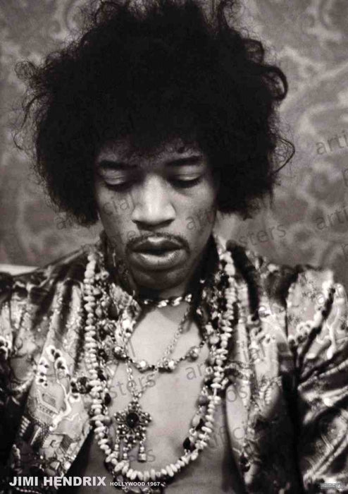 Jimi Hendrix (Hollywood 1967) Poster
