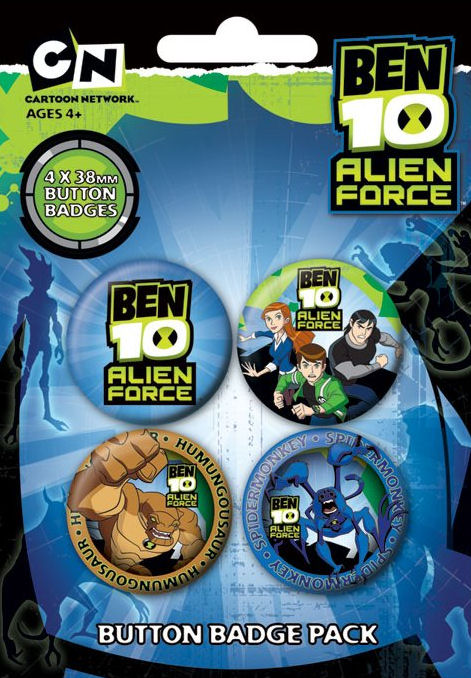 Ben 10 Alien Force (Characters) Badge Pack