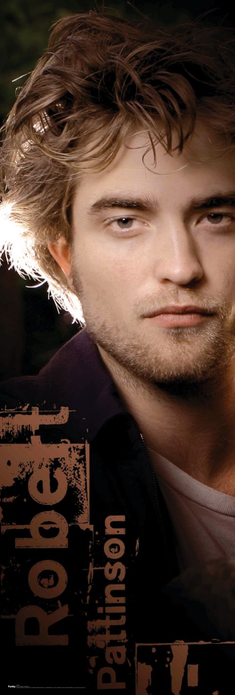 Robert Pattinson Face Door Poster