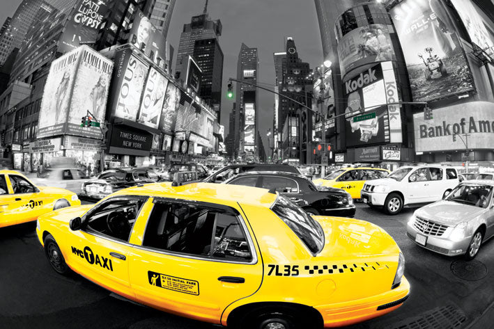 New York Taxi Poster