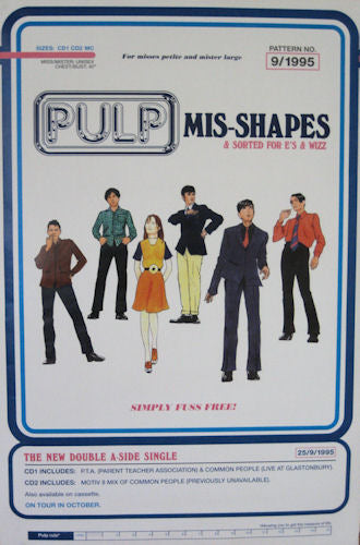 Pulp Mis-Shapes Promo Poster