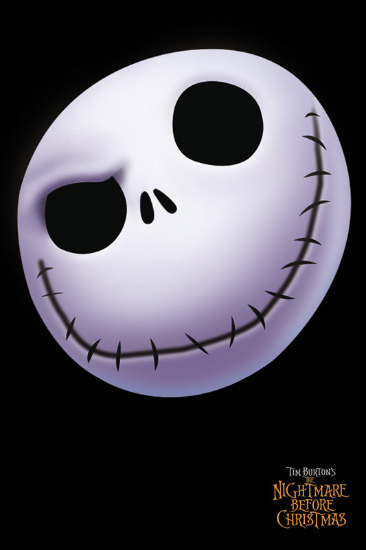 Nightmare Before Christmas Jack Face Poster